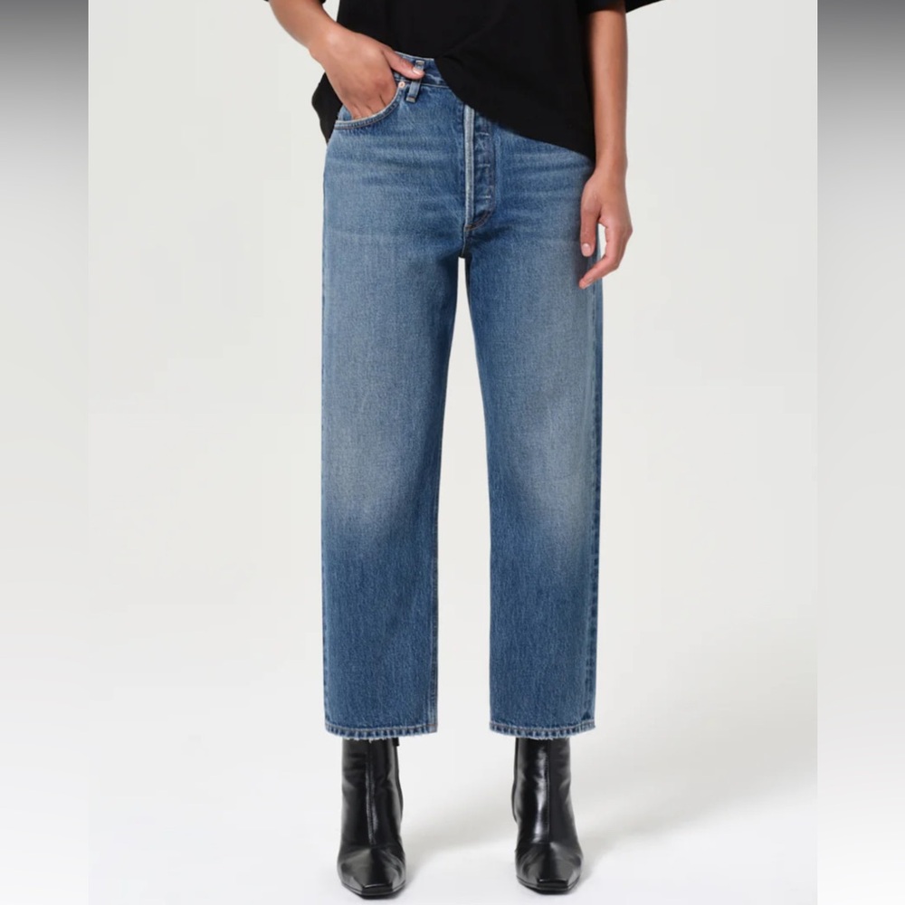 NWT Agolde 90s Crop Mid Rise Straight Petite